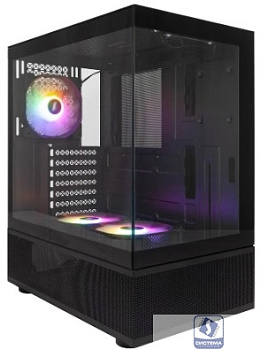 1STPLAYER MIKU Mi7-A Black / ATX / 3x120mm LED fans / Mi7-A-BK-2F1R-1F1