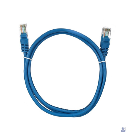 Aopen Патчкорд литой Aopen/Qust UTP кат.5е 1м синий <ANP511_1M_B>