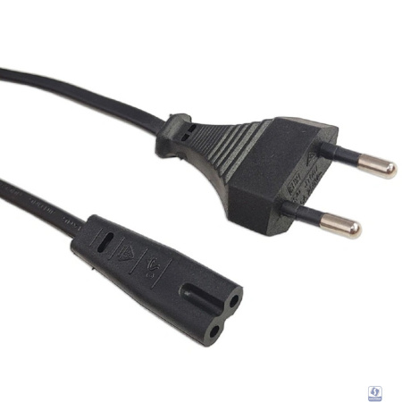 Кабель питания Filum FL-PC2.5-EU-C7-3M CEE 7/16 -С13, 2х0.5, 220В, 2.5A, чёрный, 3.0м (1115457)