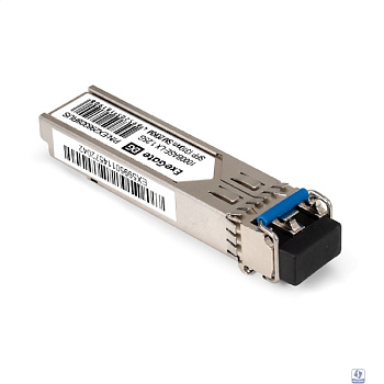 Exegate EX298328RUS Трансивер SFP EXT-1G-SM1310-LC2-20KM (1000Base-LX для одномодового оптического кабеля, 1,25 Гбит/с, Tx:1310/Rx:1310 нм, до 20 км, разъем Duplex LC)