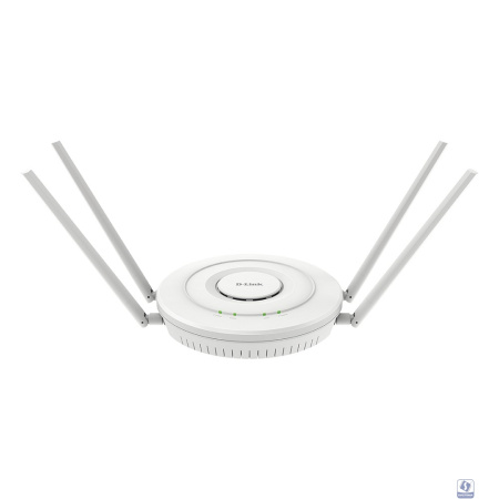 D-Link DWL-6610APE/B1A Беспроводная двухдиапазонная унифицированная точка доступа AC1200 с поддержкой PoE и 4 внешними съемными антеннами