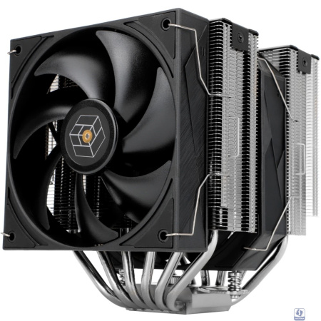 Thermalright Кулер Royal Pretor 130 LGA115X/1200/1700/1851/2011/2066 (1x120mm + 1x130mm PWM Fan, медное основание, 6 тепл. трубок 6мм) / TRRP130