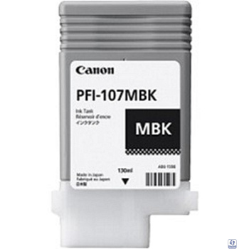 Canon PFI-107MBK 6704B001 Картридж  для  iPF680/685/770/780/785, Черный матовый, 130ml 