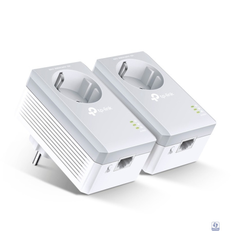 TP-Link TL-PA4010P KIT AV600 Комплект адаптеров Powerline со встроенной розеткой