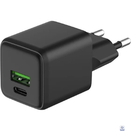 Rexant (18-2202) Сетевое зарядное устройство с двумя портами USB-A и Type-C, 20Вт GaN 