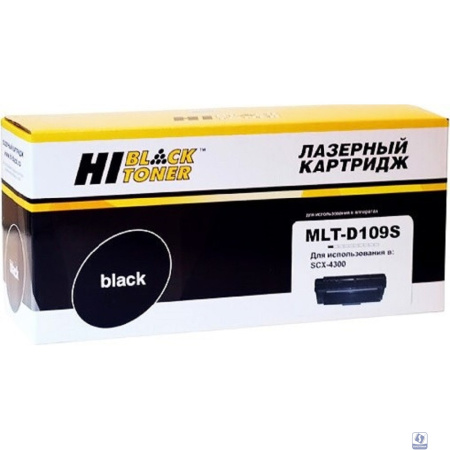 Hi-Black MLT-D109S Картридж для Samsung SCX-4300/4310/4315, с чипом, 2000 стр.