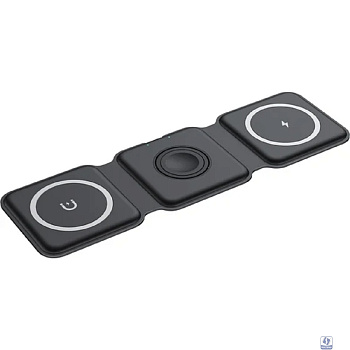 Rexant (18-7088) Беспроводное зарядное устройство с MagSafe 3в1, Qi, 15Вт, черный 