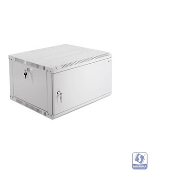 ЦМО Шкаф телекоммуникационный настенный разборный 6U (600х350) дверь металл (ШРН-Э-6.350.1) (1 коробка)