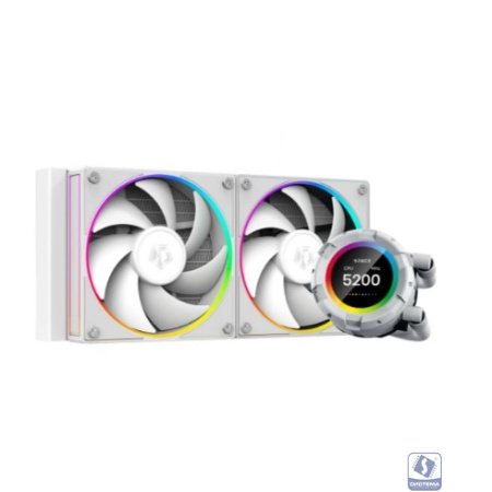 Кулер с водяным охлаждением ID-Cooling SL240 WHITE,  Ret