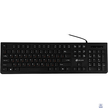 Клавиатура Oklick 505M черный USB slim 