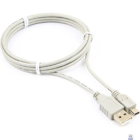 Gembird CC-USB2-AM5P-6-(N)  USB 2.0 кабель для соед. 1.8м  А-miniB (5 pin) , пакет (CC-USB2-AM5P-6-N)