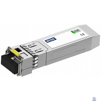 NTSS Модуль NTSS SFP, 1,25Гбит/с, разъём LC, рабочая длина волны 1550/1310нм, SM, WDM, дальность до 20км, ОБ 14дБ, DDM NTSS-SFP-1.25G-53-20LD