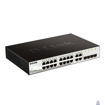 D-Link DGS-1210-16/G2A Настраиваемый L2 коммутатор с 16 портами 10/100/1000Base-T и 4 комбо-портами 100/1000Base-T/SFP