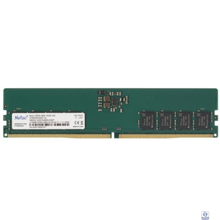 Netac DDR5 DIMM 16GB 4800MHz CL40 1.1V / NTBSD5P48SP-16