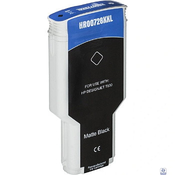 HP F9J68A Картридж  №728, Matte Black 