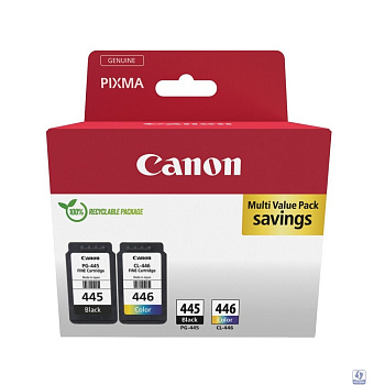 Canon PG-445/CL-446 8283B004 ( 8283B008AA ) Картридж для PIXMA MG2540, PIXMA MG2440, 4 цвета, 180 стр.