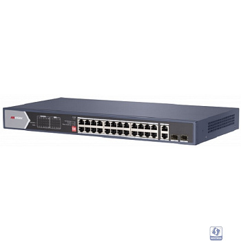 HIKVISION DS-3E0528HP-E 20 RJ45 1000M PoE с грозозащитой 6кВ