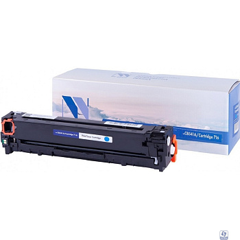 NVPrint CB541A/CRG716 Картридж для принтеров Color LaserJet CP1215/1515/CM1518 (1400k) Cyan