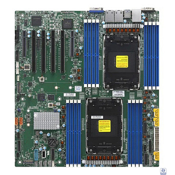 Supermicro MBD-X13DEI-B 2xLGA-4677, Intel Xeon SP gen 4, Intel C741, 16x DDR5 4800/4400/4000 MHz. 2x1Gbe Base-T BCM5720+1xMgmt LAN, 10xSATA3, 2xSATA-DOM, 6xUSB3,  4xPCI-Ex16+2xPCI-E x8+3xMCIO x8, 2xM.