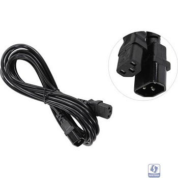 Exegate EP280630RUS Кабель монитор - компьютер (UPS->устройство) ExeGate Power EC-5P (IEC 320 С13->С14) VDE-250V-3*0.5 mm2, медь, черный, 5м.