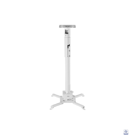 Wize Pro PR24A-W состоящий из крепления+штанги 46-61 см +площадки к потолку для проектора, макс. расстояние между крепежными отверстиями 430 мм, наклон +/- 25°, поворот +/- 6°, вращение 360°, до 23 кг