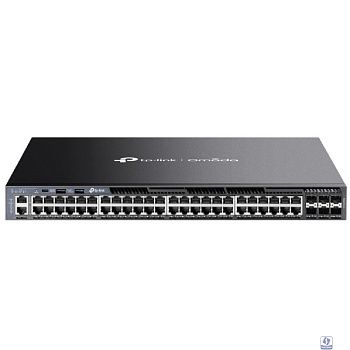 TP-Link SG6654X Стекируемый управляемый коммутатор 3-го уровня Omada с 48 гигабитными портами и 6 портами SFP+