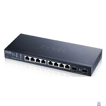Zyxel NebulaFlex XMG1915-10E Коммутатор/ Multigigabit Smart L3 Lite switch, 8xRJ-45: 1/2.5G, 2xSFP+, silent (no fan)