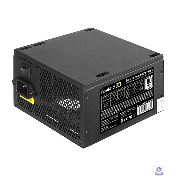 Exegate EX292152RUS-OEM Блок питания 800W ExeGate 80 PLUS® 800PPH-LT-OEM (ATX, APFC, КПД 82% (80 PLUS), 12cm fan, 24pin, 2x(4+4)pin, PCIe, 5xSATA, 3xIDE, black, RTL)