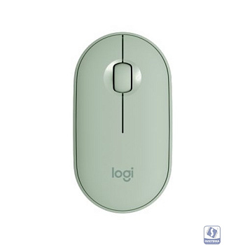 910-005720 Мышь беспроводная Logitech Pebble M350 Eucalyotus 