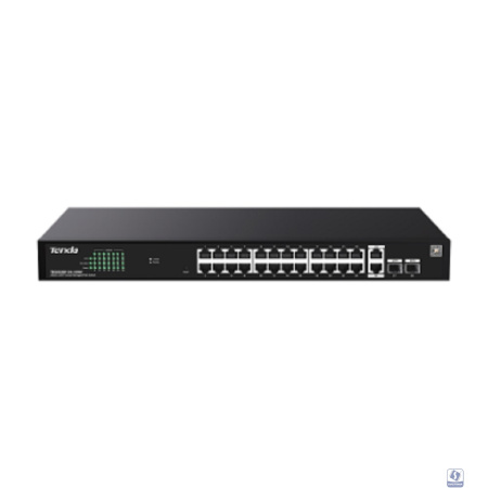 IP-COM G2228P-24-410W Web smart коммутатор с 26 гигабитными портами и 2 SFP-портоми, PoE 24х30Вт (до 370Вт)