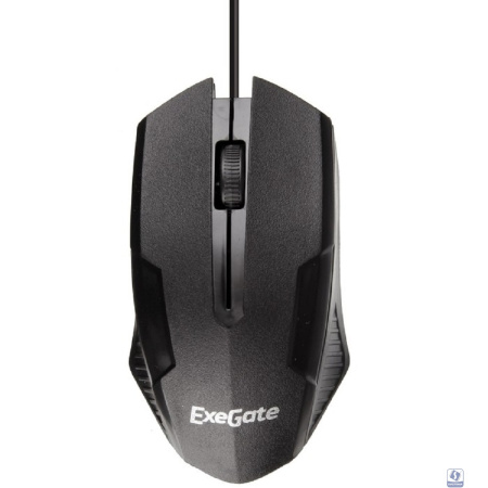 Exegate EX264097RUS Мышь Exegate SH-9025L <black, optical,  3btn/scroll, 1000dpi, USB, шнур 2м>, Color box