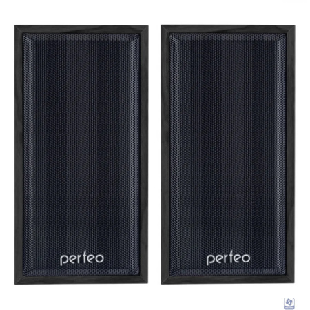 Perfeo колонки "Cabinet" 2.0, мощность 2х3 Вт (RMS), чёрн дерево, USB (PF-84-BK)