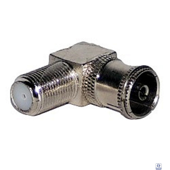 Proconnect (05-4312-4) ПЕРЕХОД  гнездо F - гнездо TV  угловой 