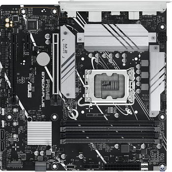ASUS PRIME B760M-PLUS (Socket 1700, mATX, 4xDDR5(192GB), DP/HDMI 2.1, 2xPCIe 4.0x16/1xPCIe 4.0, 1xLAN (2.5GbE), 4xSATA 6Gb/s, 2xM.2, 2xUSB 3.2, 4xUSB 2.0, 1xPS/2)
