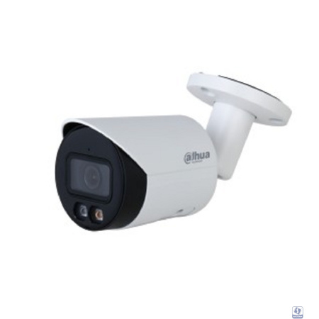 DAHUA DH-IPC-HFW2249SP-S-IL-0280B Уличная цилиндрическая IP-видеокамера SmartDualLight 2Мп, 1/2.8” CMOS, объектив 2.8мм, видеоаналитика, микрофон, ИК 30м, LED 30м, IP67, металл