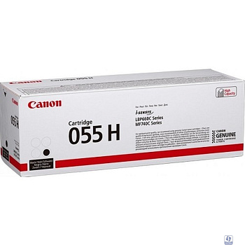 Canon Cartridge 055 HBK 3020C002 ( 3020C004  )  Тонер-картридж для Canon MF746Cx/MF744Cdw (7600 стр.)  чёрный