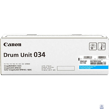 Canon 034C Фотобарабан для iR C1225/iF. Синий.  34 000 страниц.