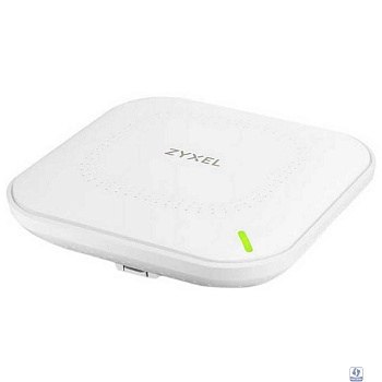 ZYXEL NWA90AX-EU0102F Точка доступа Hybrid Access Point, WiFi 6, 802.11a/b/g/n/ac/ax (2.4 & 5 GHz), MU-MIMO, 2x2 antennas, up to 575+1200 Mbps, 1xLAN GE, PoE , 4G/5G protection, PSU included 