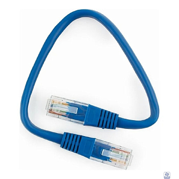Cablexpert PP12-0.25M/B кат.5e, 0.25м, литой, многожильный, синий (PP12-0.25M/B)