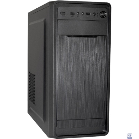 Exegate EX283070RUS Корпус Miditower ExeGate XP-332 Black, ATX, <без БП>, 2*USB, Audio
