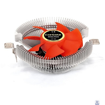 Exegate EX286145RUS Кулер ExeGate EE80-PWM (Al, LGA775/1150/1151/1155/1156/1200/1700/A­M2/AM2+/AM3/AM3+/AM4/FM1/FM2/754/9, TDP 65W, Fan 80mm, PWM, 800-2400RPM, Hydro bearing, 4pin, 11-24db, 205г, с те
