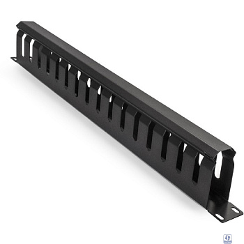 Exegate EX292872RUS Exegate EX292872RUS Кабельный органайзер ExeGate CM19-1U-16M-CV (горизонтальный 19" 1U, металлический, 2 окна в основании профиля, гребенка на 16 вырезов, глубина 45mm, с металличе