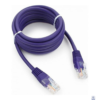 Cablexpert PP12-2M/V Патч-корд UTP кат.5e, 2м, литой, многожильный (фиолетовый)