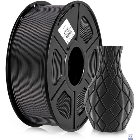 Пластик для принтера 3D Cactus CS-3D-PETG-1KG-BLACK PETG d1.75мм 1кг 1цв.