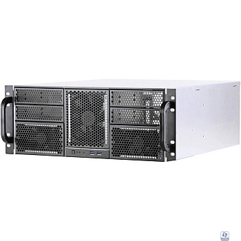 Procase RE411-D4H11-E-55 Корпус 4U server case,4x5.25+11HDD,черный,без блока питания,глубина 550мм,MB EATX 12"x13"