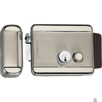 Замок электромеханический Tantos TS-EL2369SS  накладной, универсальный, с блокировкой кнопки в 2-х положениях