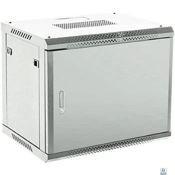 Rexant (04-0966-121) Настенный телекоммуникационный шкаф 19" 9U 600?600мм, дверь металл, с задней стенкой, разборный, серый (RAL 7035)