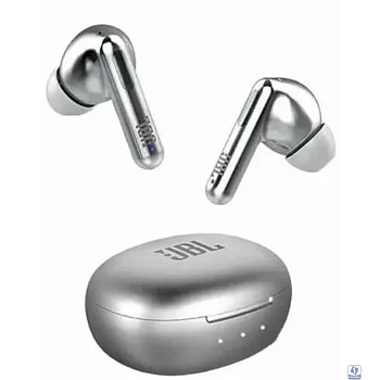 Наушники JBL, модель T280 TWS NC2 серебро