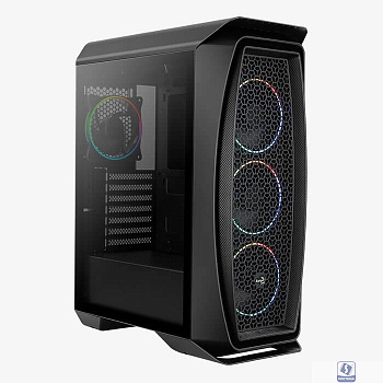 Корпус ATX Aerocool Aero One Eclipse-G-BK-v1, Midi-Tower, без БП,  черный [accm-pb17143.11]