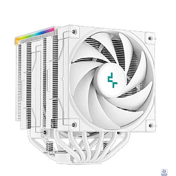 Cooler Deepcool AK620 Digital Soc-AM5/AM4/1200/1700/1851 белый 4-pin 28dB Al+Cu LCD 260W 1486gr Ret (R-AK620-WHADMN-G)